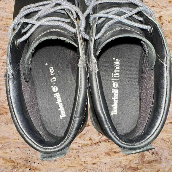 Timberland Larchmont II Men’s size 11-11.5 Chukka Boot Black Leather - Picture 7 of 10